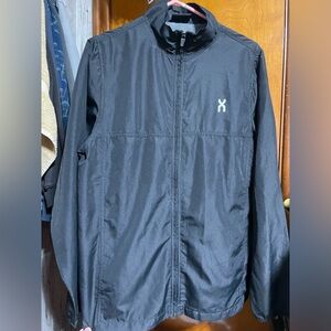 Urban Flex Windbreaker Zip-Up Size Medium Black